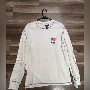 White Polo Long Sleeve